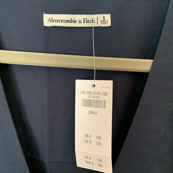 Abercrombie & Fitch Navy Tiered Maxi Dress - Picture 4 of 4